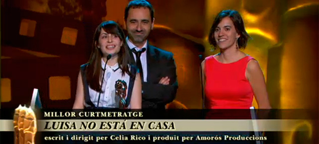 Lee más sobre el artículo Luisa no está en casa premio al mejor cortometraje en los Premios Gaudí