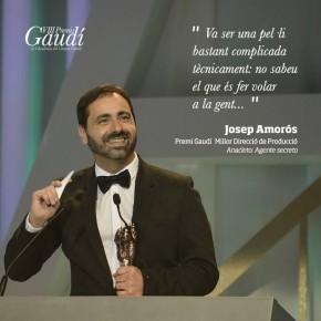 Josep Amorós gana el Premio Gaudí por su trabajo en 'Anacleto, Agente Secreto'